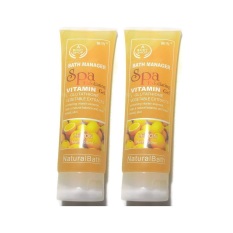 A Body Shop Peeling Spa Exfoliating Gel Pembersih Daki Dan Vitamin Kulit - Lemon 2 PC