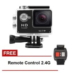 Action Camera T4shops W9 1080P Full HD Wifi 2 inch Screen + Remote - Hitam