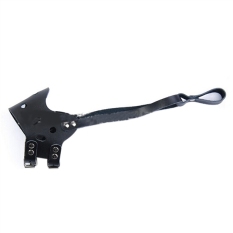 Adjustable Leather Anti-biting Dog Muzzle XS (Black) (Intl)