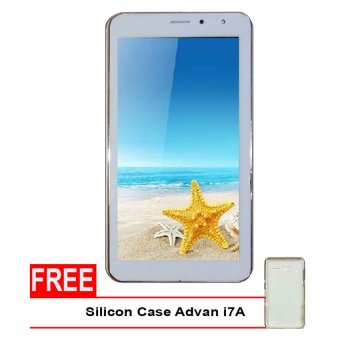 Advan Vandroid i7A 4G LTE - 8GB - White + Gratis Silicon Case  