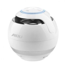 AIDU Mini Portable Wireless Bluetooth Speaker Amplifier with remote control AY800 White - Intl
