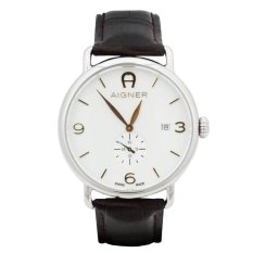 Aigner A17112A Dark Brown Leather Strap Men Watches