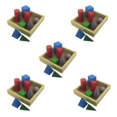 Aikatoys Mainan Anak Geo 3D – 5 Pcs