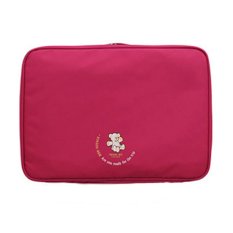 AIUEO Cosmetic Pouch Packing Organizers Toiletries & Cosmetics Bags Size L - Teddy Bear