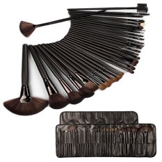 AIUEO Foundation Eyeshadow Eyeliner Lip Makeup Brushes and Applicators Cosmetic Tool Soft - 32 Pcs + Bundling Tas Makeup