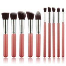 AIUEO - Makeup Brushes Set Kit Cosmetic Tool Powder FoundationEyeshadow Brush 10 Pcs