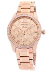 Alexandre Christie 2530BF Rosegold - Jam Tangan Wanita - Stainless Steel