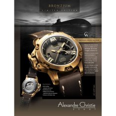 Alexandre Christie AC 6339 Automatic Bronzium Limited Men Original