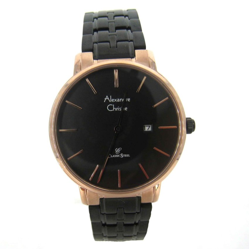 jual alexandre christie jam tangan wanita rosegold hitam stainless steel 8495 di grosir jual alexandre christie jam tangan wanita rosegold hitam stainless steel 8495 di grosir