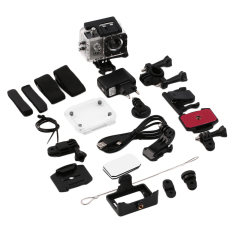 Allwin Full HD SJ4000 2.0 inch 1080P 12MP Sports DV Action Waterproof Camera Silver - Intl