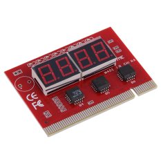 Allwin Laptop Motherboard Mini PCI PCI-E LPC POST Troubleshooting Diagnosis Card Red - Intl