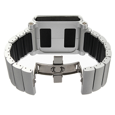 Aluminum LunaTik LYNK Multi-Touch Wrist Watch Band for iPod Nano 6th generation Silver (Intl)