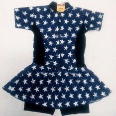 Alya Collection Baju Renang Anak TK Perempuan Bintang Rok Biru