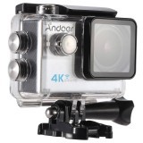 Andoer Ultra HD Action Sports Camera 2.0 LCD 16MP 4K 25FPS 1080P 60FPS 4X Zoom WiFi 25mm 173 Degree Wide-Lens Waterproof 30M Car DVR DV Cam Diving Bicycle Outdoor Activity- Intl