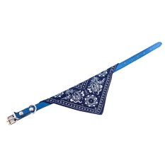 anjing, orang dog Bandanna Collar Skereta Mobil gerbong oto carf with Kulit ikat pinggang bola sepak bola leather Paisley Pattern timangan kesayangan Fashion Accessory (Intl)
