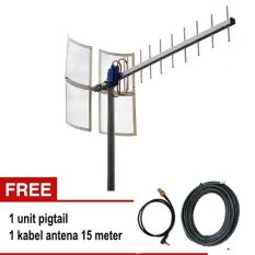 Antena Yagi Modem Huawei E160 High Extreme 75dBi Original Pigtail