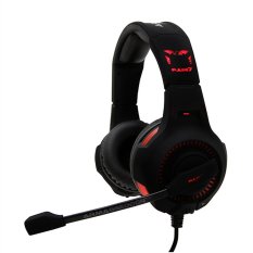 Armaggeddon Pulse 7 - Gaming Headset - Hitam Merah