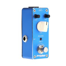 Aroma ABS-3 Mini Blues Electric Distortion Guitar Effect Pedal with Fastener Tape Aluminum Alloy Housing True Bypass (Intl)