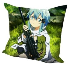 Asada Shino Sinon - Sword Art Online SPC92 Anime Dakimakura Case Cushion Hugging Body Square Pillow Cover