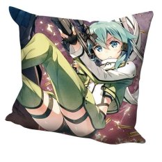 Asada Shino Sinon - Sword Art Online SPC93 Anime Dakimakura Case Cushion Hugging Body Square Pillow Cover