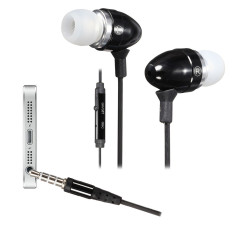 Audew 3.5mm Super Bass Stereo Headphone Earphone Headset For iPhone Samsung LG MP3 Black (INTL)