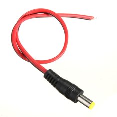 Audew DC Connector Cable Adapter Plug Male Jack For CCTV Camera 2.1x5.5mm (Intl)