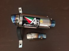 Austin Racing Knalpot GP2R Burn Tip Slip On For Ninja 250 FI