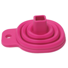 Autoleader Silicone Silica Gel Practical Collapsible Foldable Funnel Hopper Kitchen Tool (Intl)