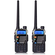 BaoFeng UV-5RE plus waterproof longrange wireless Portable Walkie Talkie 2PCS (Black) - Intl