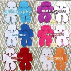 Bayi Online Shop Seat Pad Alas Stroller Cuddle Me White Turqoise