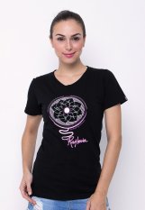 Be Proud Of Indonesia - Raflesia Female Tees - Hitam