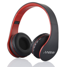 Best-selling Andoer LH-811 Digital 4 in 1 Multifunctional Wireless Stereo Bluetooth 3.0 + EDR Headphone Earphone Headset & Wired Earphone with Mic MP3 Player MicroSD / TF Music FM Radio Hands-free for Smart Phones Tablet PC Notebook (Intl)