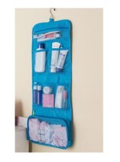 BEST Toiletries Waterproof Organizer Bag Perlengkapan Alat Mandi Kosmetik - Biru