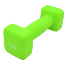 Bfit Neoprene Dumbbell 2kg - Neon Green 1pcs