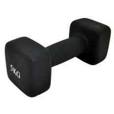 Bfit Neoprene Dumbbell 5kg - Neon Black 1pcs