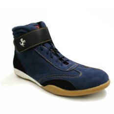 Black Master Sepatu Boot Althis - Navy