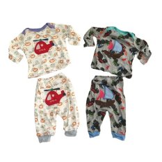 Blessbabykids Piyama baby set 4in1 - Baju Tidur 2Baju & 2Celana