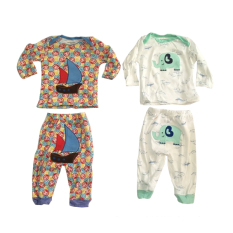 Blessbabykids Piyama baby set 4in1 - Baju Tidur 2Baju & 2Celana