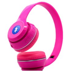 Bluetooth Headset Music Headphones Sports Headphones (Pink) - Intl