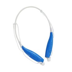 Bluetooth Stereo Headset Two Channel MP3 Music Headphone - HBS-730 - biru