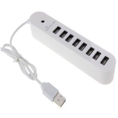 Blz Super Speed Oval USB Hub 2.0 8 Ports Cable Length 50cm - Putih