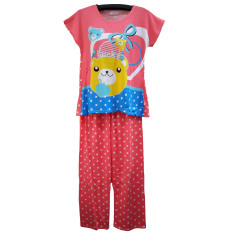 BnV Baju Tidur BabyDoll Celana Panjang #808 - Orange
