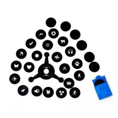 Bokeh Master Kit Blur Filter for Camera 21 in 1 - Black