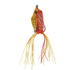 BolehDeals Frog Fishing Lure Crankbait Hooks Bass Bait Tackle - Red Yellow (Intl)