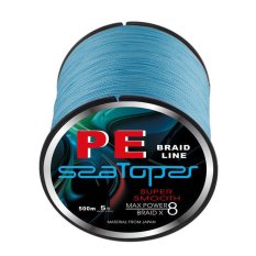 Braided Fishing Line 500m 8 Strands Super Strong Multifilament PE Fish Line 70LB (Light Blue)