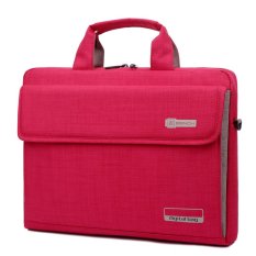 Brinch Unisex 14.6-Inch Laptop Messenger Bag for Apple, Acer, Asus, Dell, Fujitsu, Lenovo, HP, Samsung, Sony, Toshiba - Pink (Intl)