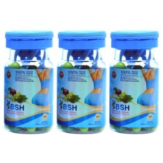 BSH New Pack - Body Slim Herbal Capsul - 3Box - 90 Capsuls