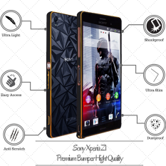Bumper for Sony Xperia Z1 Metal Aluminium Ultra Slim Case - Hitam