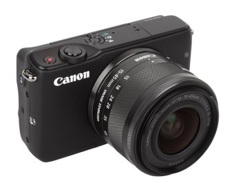 Canon EOS-M10 Mirrorless Digital Camera EF M15 - 45mm - Hitam  