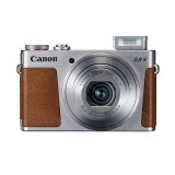 Canon Powershot Series PS-G9X - 20.2MP - 4.9x Optical Zoom - Digital Camera - Silver Coklat